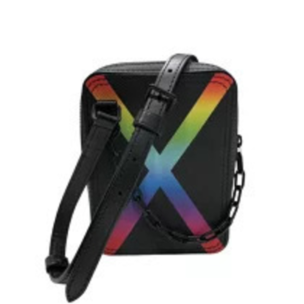 Louis Vuitton Danube Messenger Taiga Rainbow Shoulder Bag